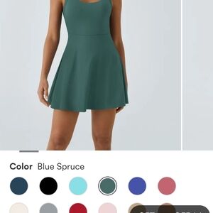 HALARA Teal Mini Dress
